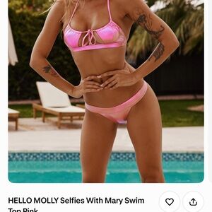 Hello Molly Pink Selfie With Mary Bikini Set